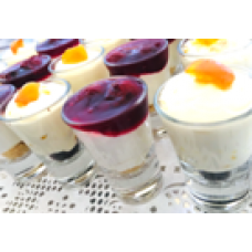 Ποικιλία cheesecake και κουμκουάτ μους,με καπάκι