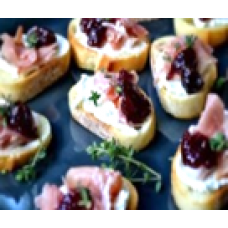 Κροστίνι με κατσικίσιο τυρί