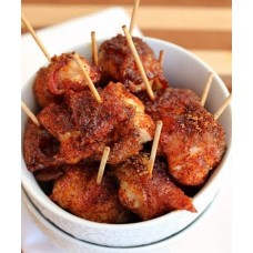 Κοτομπουκιές με cayenne πιπέρι και μαύρη ζάχαρη