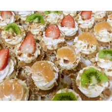 Ταρτάκι με κρέμα ζαχαροπλαστικής και φρέσκα φρούτα