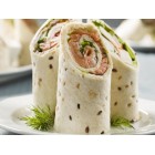 Τορτίγια καπνιστού σολομού